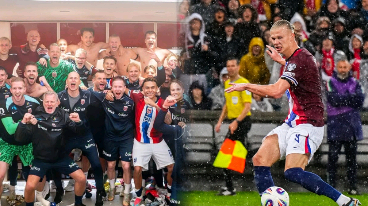 挪威队在比赛中战胜直布罗陀队